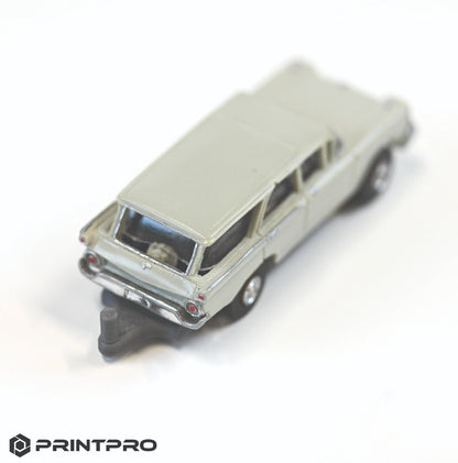 Aurora Thunderjet HO Scale Slot Car Blue Gray Camper Trailer Kit