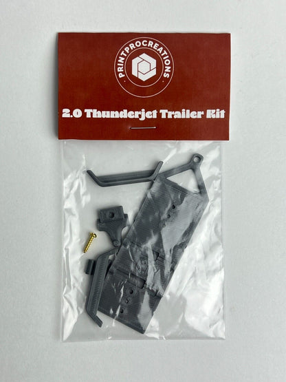 Aurora Thunderjet HO Scale Slot Car 2.0 Gray Trailer Kit