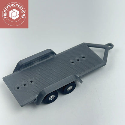 Aurora Thunderjet HO Scale Slot Car 2.0 Gray Trailer Kit